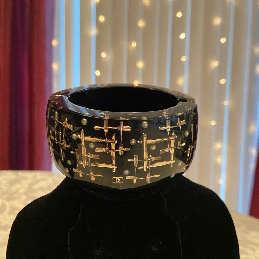 CHANEL cuff/bangle bracelet